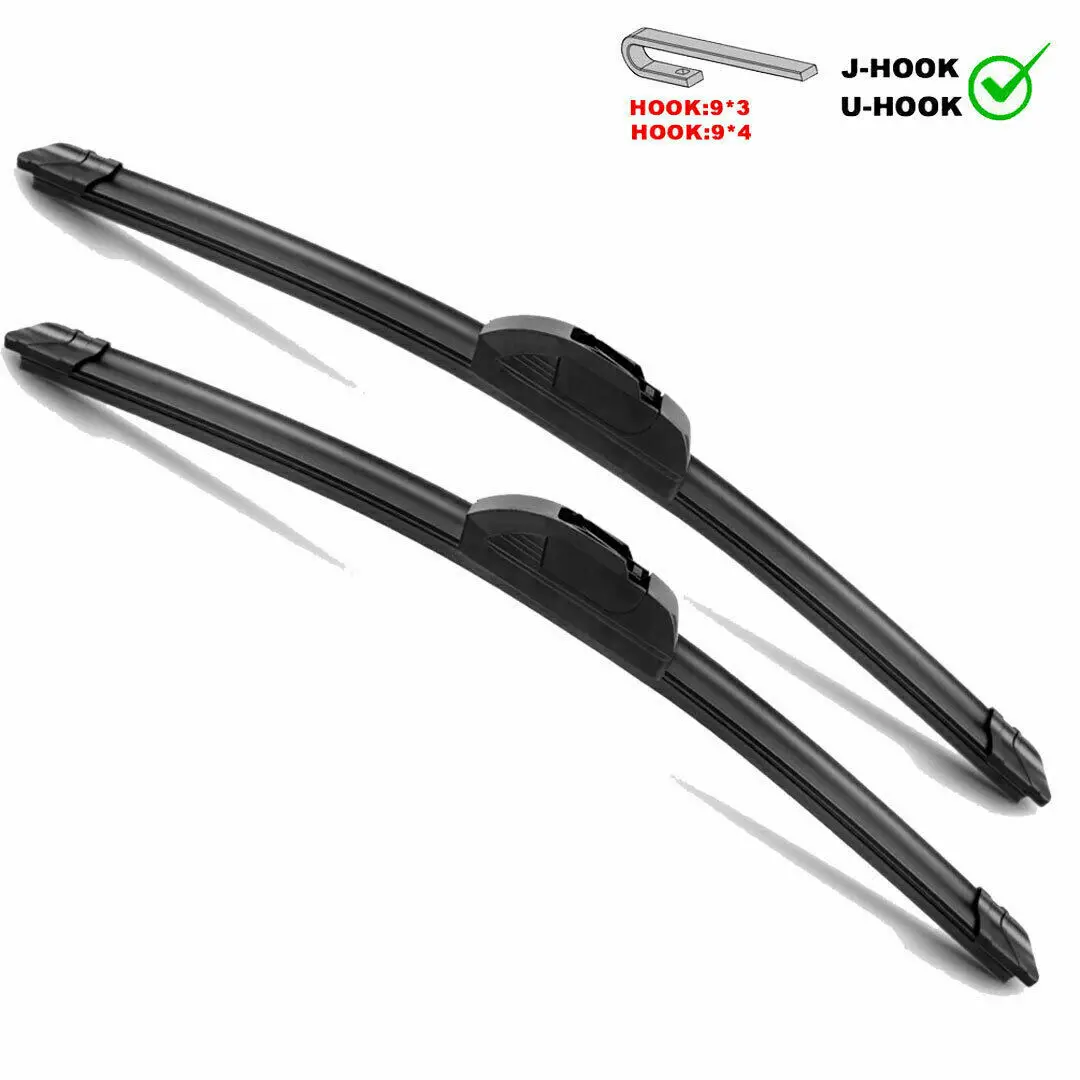 

For Audi 100 Inc. Quattro 1992-1994 22" 22" Windshield Wiper Blades U J Set of 2