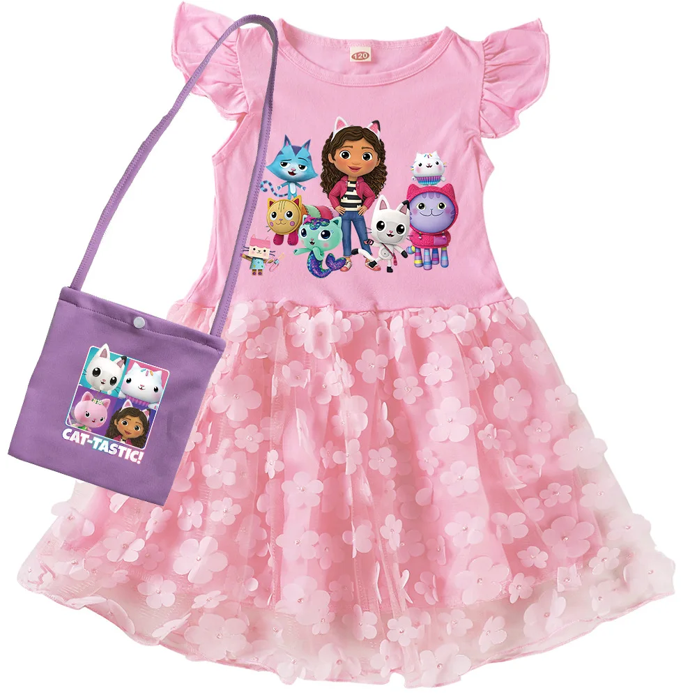 Детское летнее платье для косплея с коротким рукавом и повязкой на голову