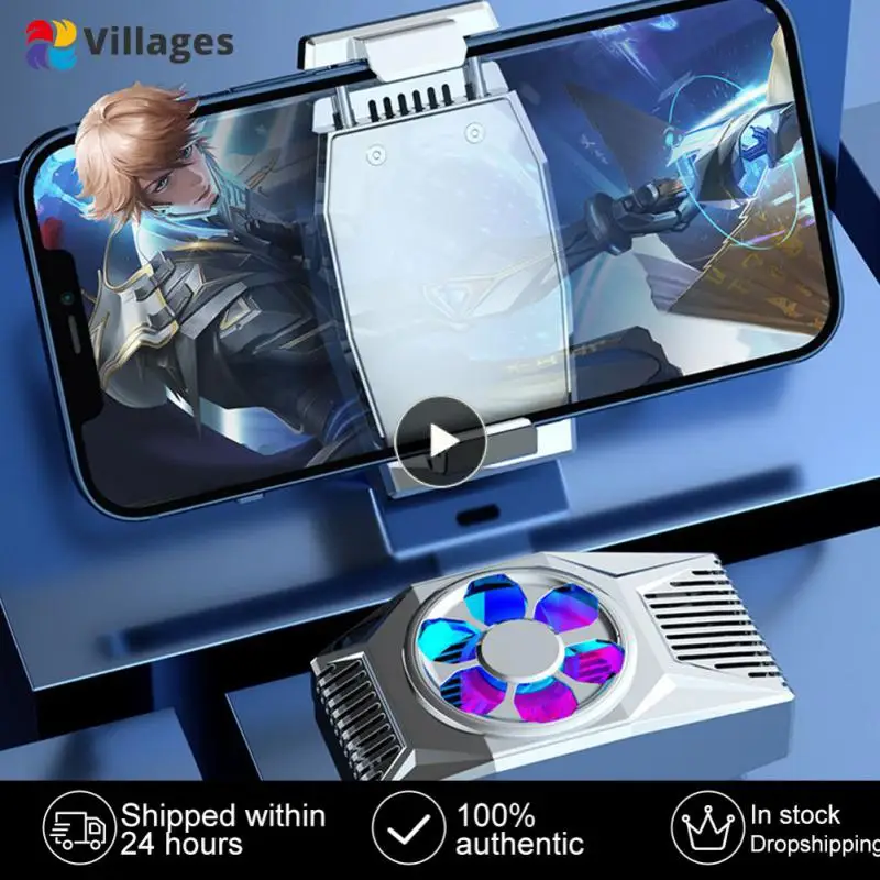 

Usb Powered Portable Fan Low Power Consumption Game Accessories Mobile Phone Cooler No Delay Semiconductor Heat Sink