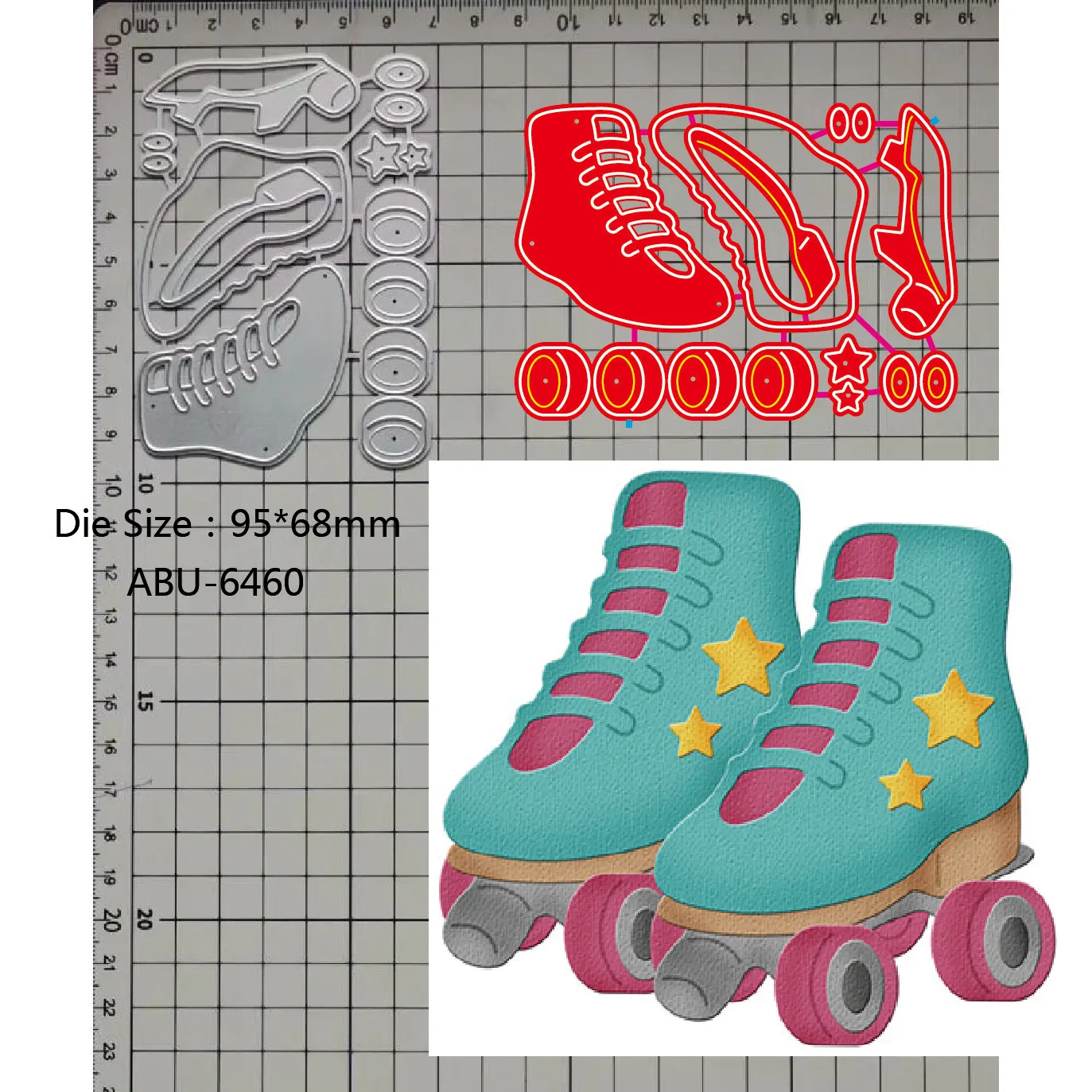 

Новинка 2023 металлические Вырубные штампы ледяной скейт Сделай Сам Скрапбукинг Фотоальбом декоративное тиснение бумажные изделия штампы