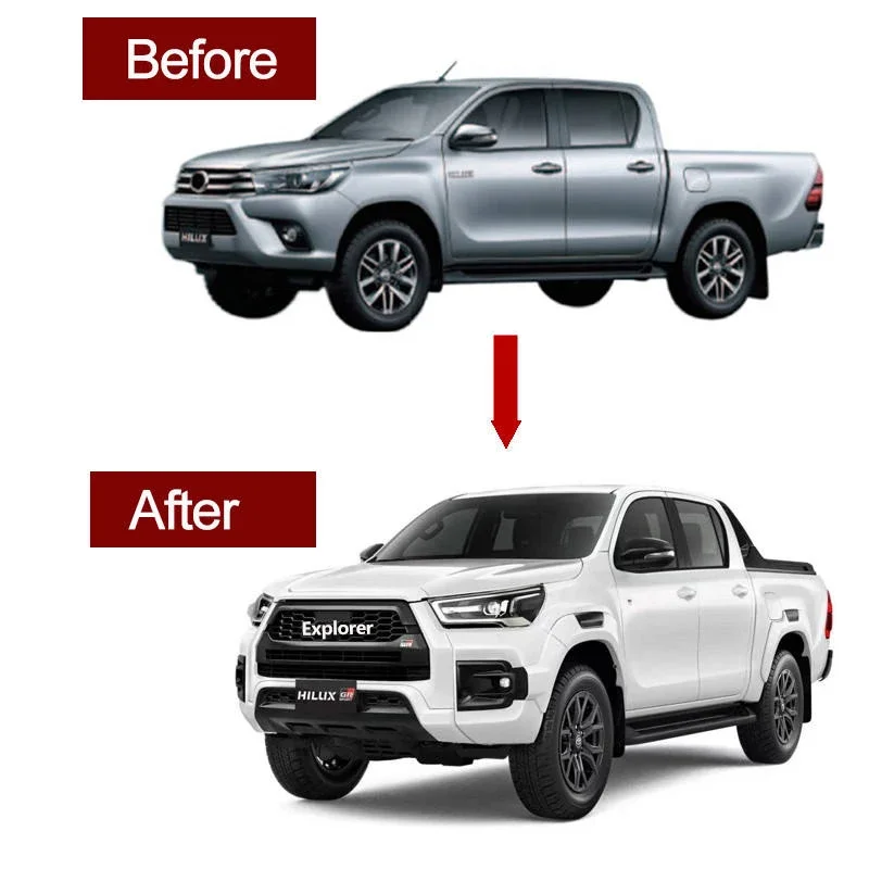 Bodykit Ramand Hilux Revo Rocco Facelift 2016-2020 Convert to 2023 GR Sport for Body Kit