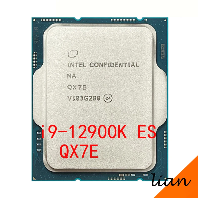

Intel Core i9-12900K ES QX7E 1.8 GHz 8P+8E 16-Core 24-Thread CPU Processor 10NM 125W L3=30M Need High-End graphics card LGA 1700