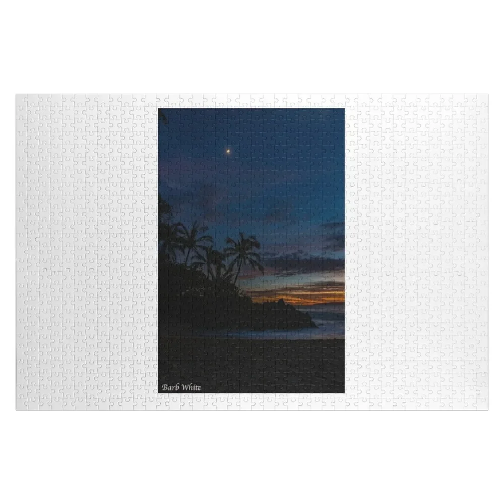 Пазл Moon Rise in Maui деревянные пазлы для взрослых персонализированный пазл с