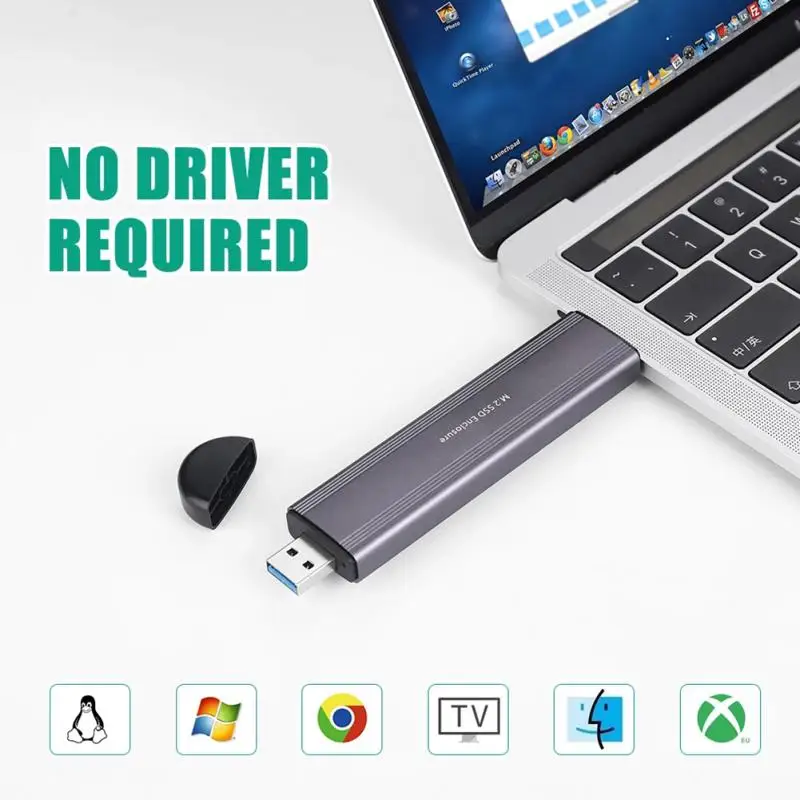 

M.2 SSD Case NVME SSD Enclosure M.2 To USB Type C Transparent Hard Drive Enclosure For NVME PCIE NGFF SATA M/B Key SSD Disk