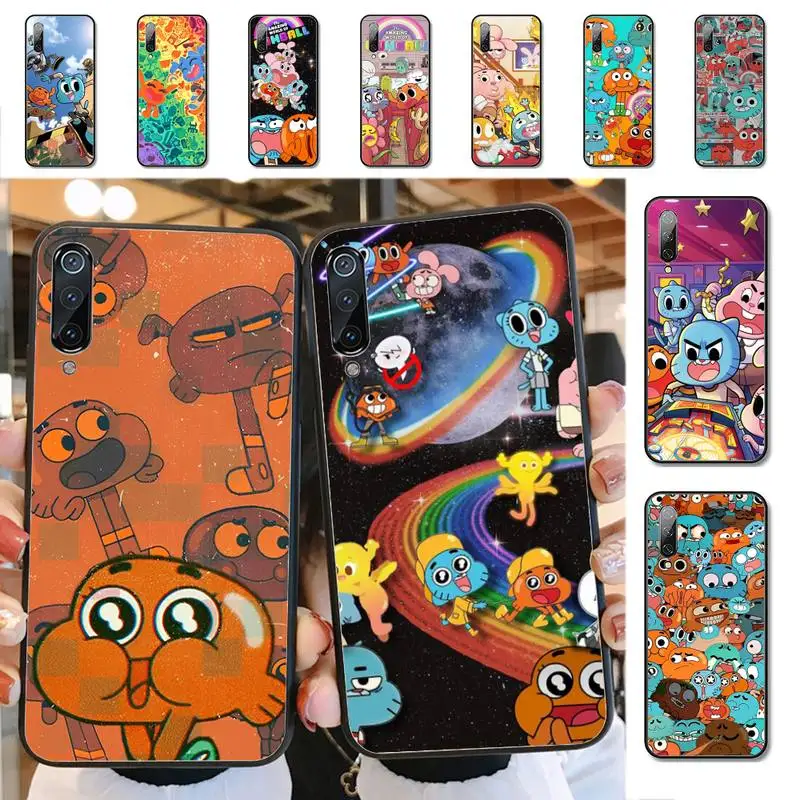 

Anime-World-of-Gumball Phone Case for Xiaomi mi 5 6 8 9 10 lite pro SE Mix 2s 3 F1 Max2 3
