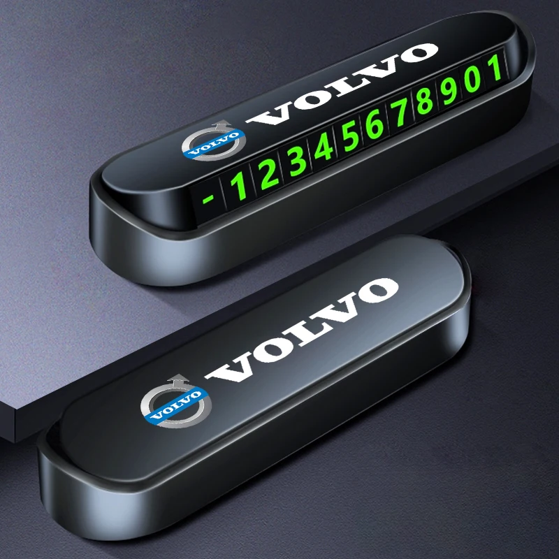 Автомобильная Временная парковочная карта, автомобильный стикер для Volvo XC90 XC60 XC40 V40 V50 V60 S40 S50 S60 S70 S80 S90 240 C70 Vnl Truck