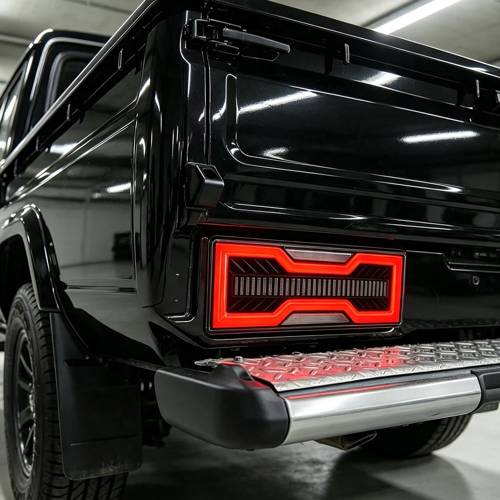 Для Toyota Land Cruiser FJ75 1985-2007: Модифицированный светодиодный задний фонарь в сборе с ходовыми огнями (art.: 3920dc96caeca) - 3920dc96caeca