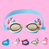 best children swimming goggles cute cartoon fog proof goggles for children the mirror band is adjustable accept wholesale