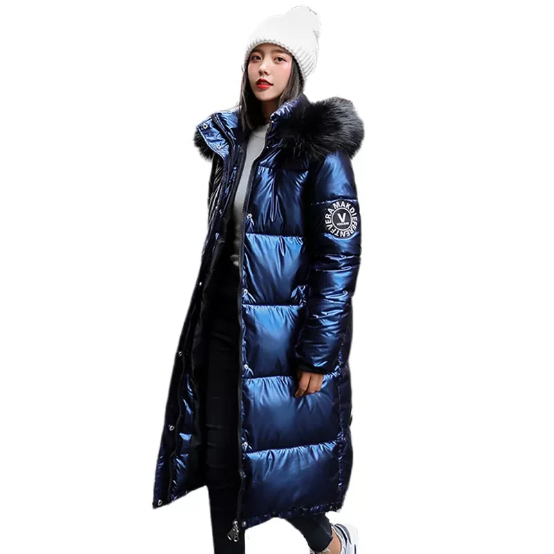 Enlarge New Women Thin Down Jacket White Duck Down Ultralight Stand-up Collar Jackets Autumn And Winter Warm Coats Portable Outwear
