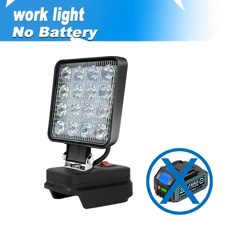 ONEKFYFD Портативный фонарь для Makita 18V