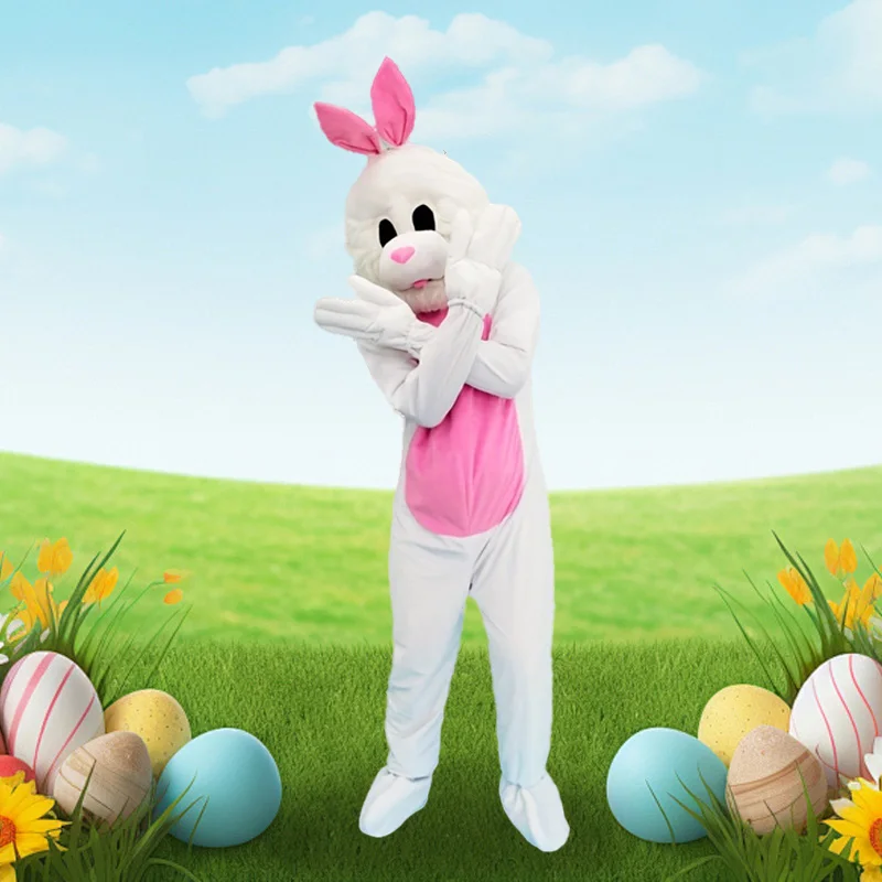 Новый костюм талисмана пасхального кролика рекламная церемония день рождения