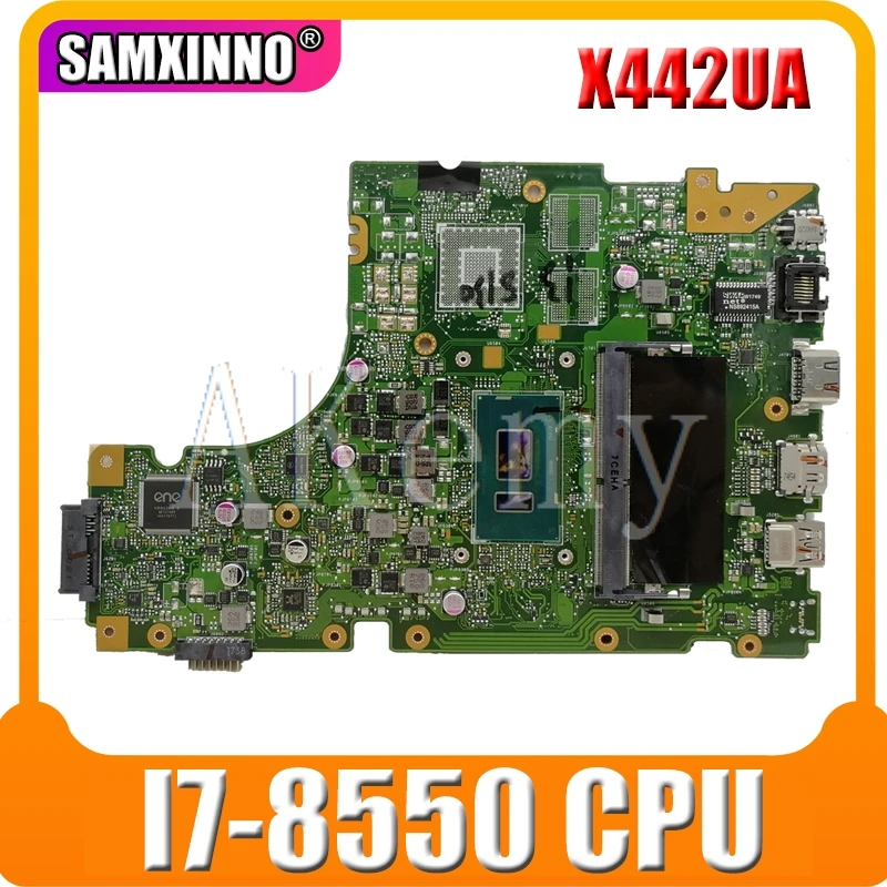 

SAMXINNO For Asus X442 X442U X442UA X442UR X442UQ X442UQK X442UQR Laotop Mainboard X442UA Motherboard with I7-8550 CPU