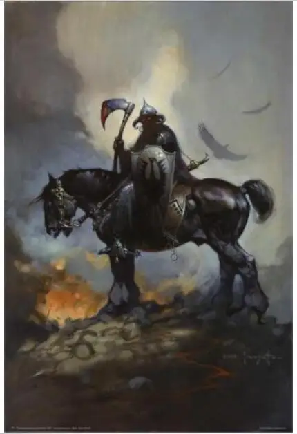 Фрэнка фракзетта искусство шелковые художественные принты настенное искусство для гостиной спальни Декор