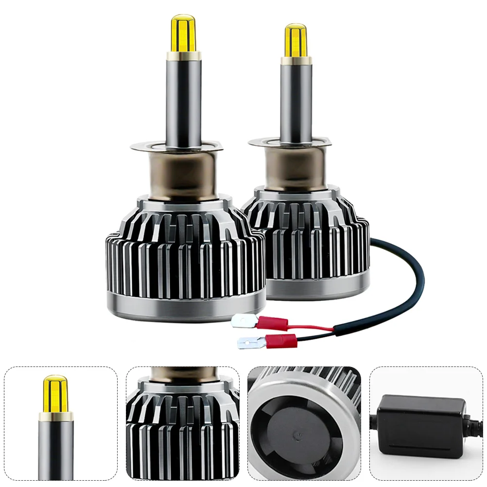 

1 Pair Car LED Headlight Car Headlamp Bulb Auto LED Headlamp Car Spotlight Headlight Car Spotlight Headlamp Car LED Headlamp