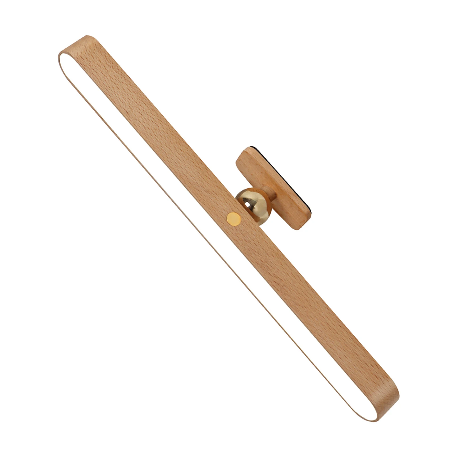 

USB Charging Night Light Bathroom Beech Wood Makeup Living Room Easy Install Touch Control Home Decor Mirror LED Wall Lamp