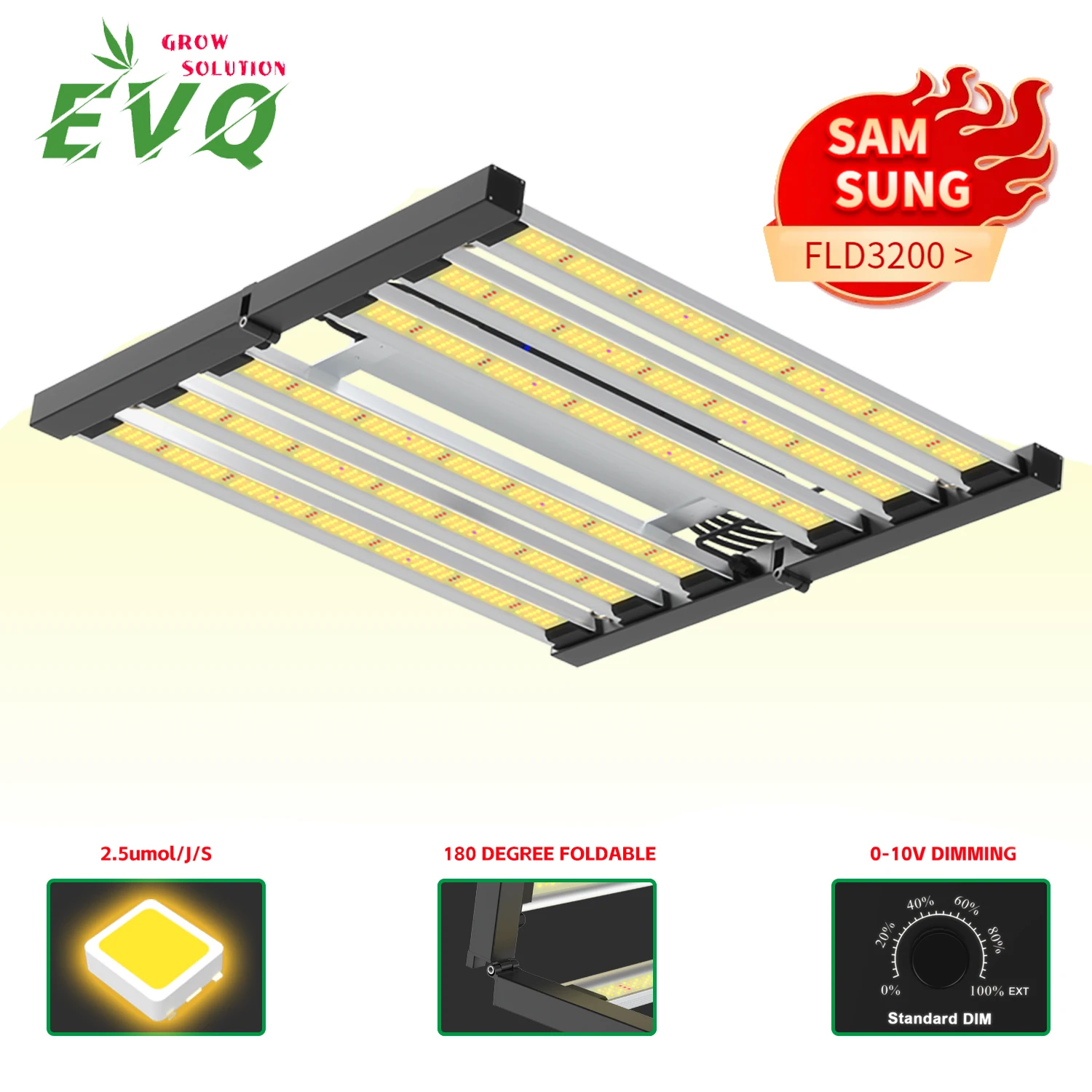 320w Samsung Lm281b+ Rk Level Dimmable High Par Value Sunlike Spectrum For Greenhouse Plant Growth Lighting