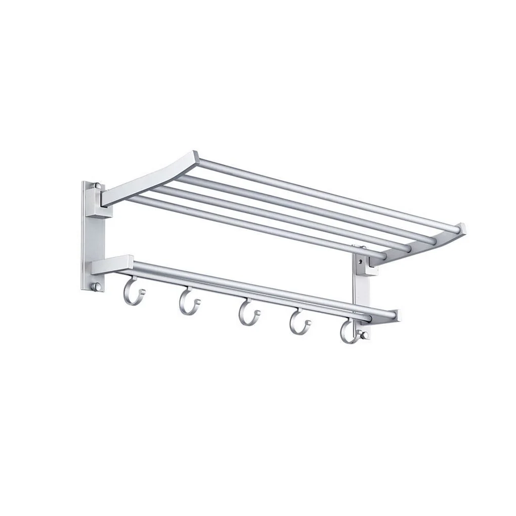

Aluminium Alloy Bath Towel Storage Rack Washcloth Bracket Accessories