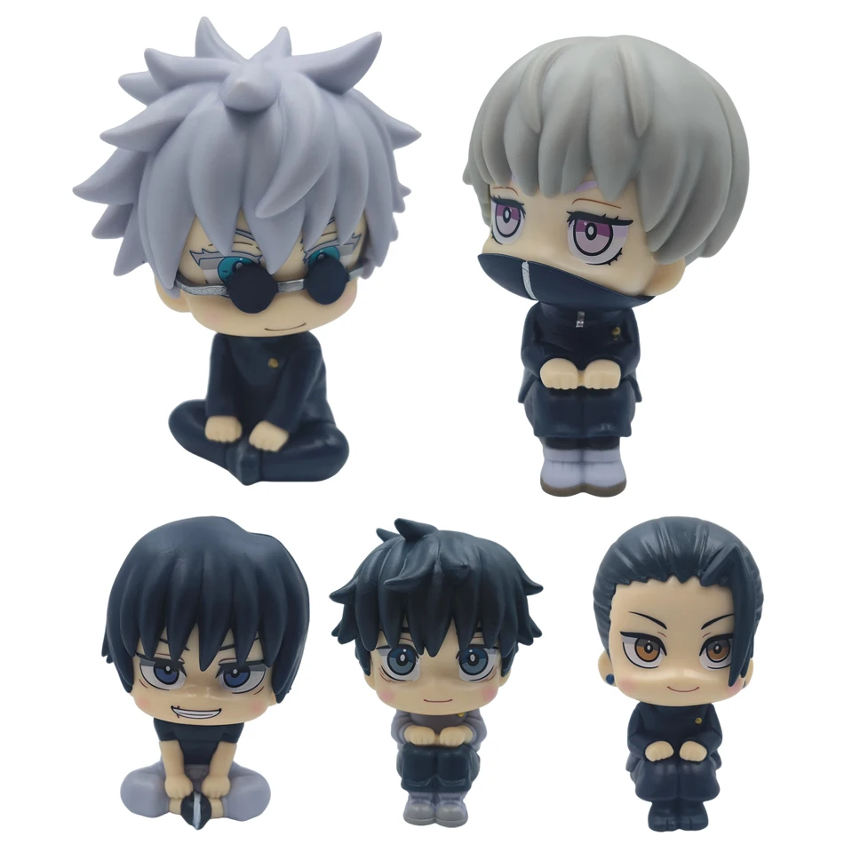 Jujutsu Kaisen Yuji Itadori &amp Satoru Gojo Q Ver Пвх Фигурки Аниме Коллекционные Модели Унисекс