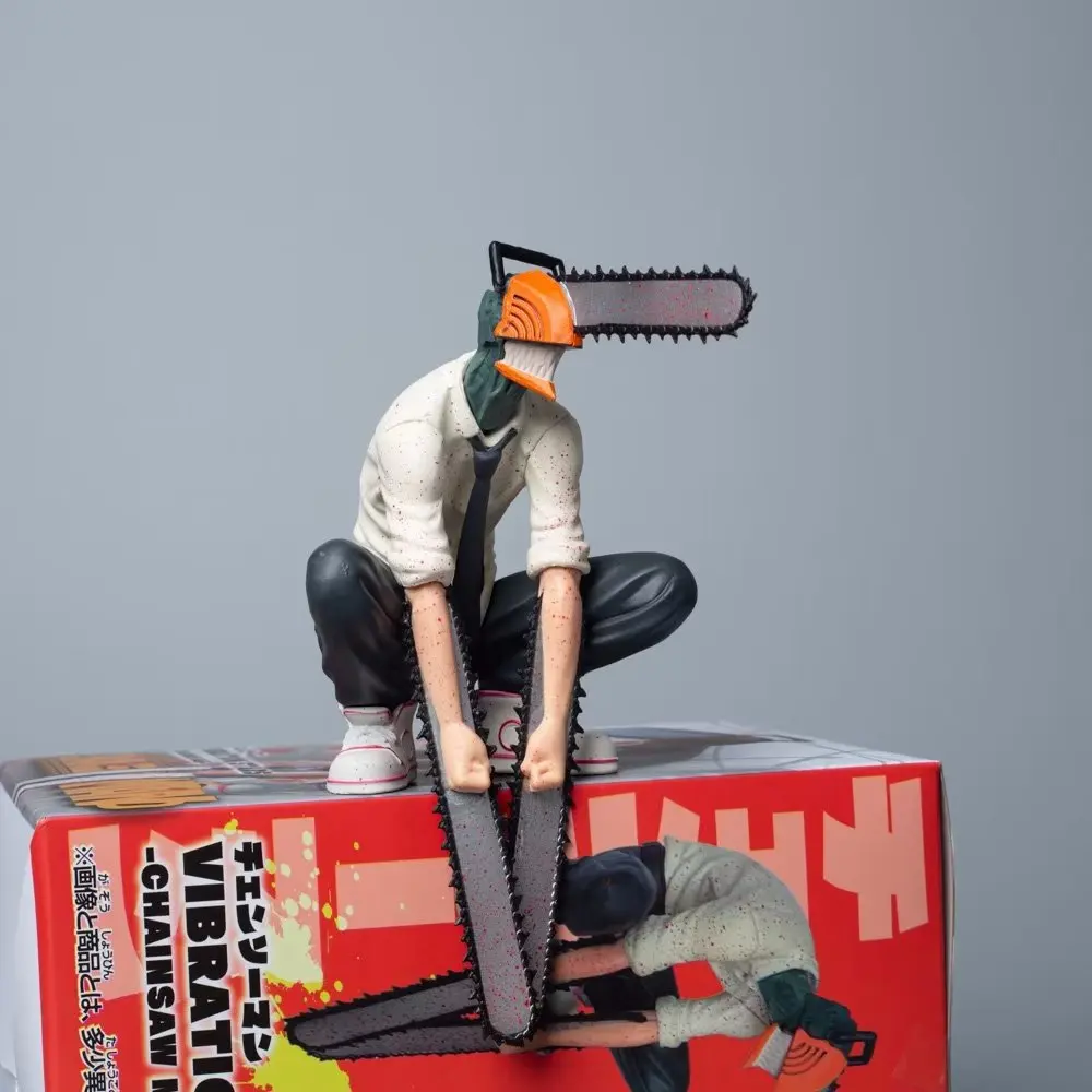 

2023 16cm Chainsaw Man Denji Anime Figurine Action Figure Toys Doll Christmas Gift With Box