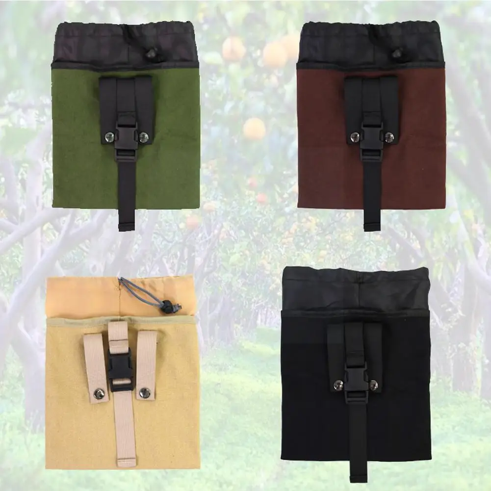 

Foldable Canvas Foraging Bags Protable Belt Pouch Foldable Fruit Picking Gathering Waist Bag For Outdoor Hiking Camping Y1f6