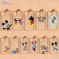 disney mickey mouse phone case for iphone 11 12 13 mini pro xs max 8 7 6 6s plus x 5s se 2020 xr clear case