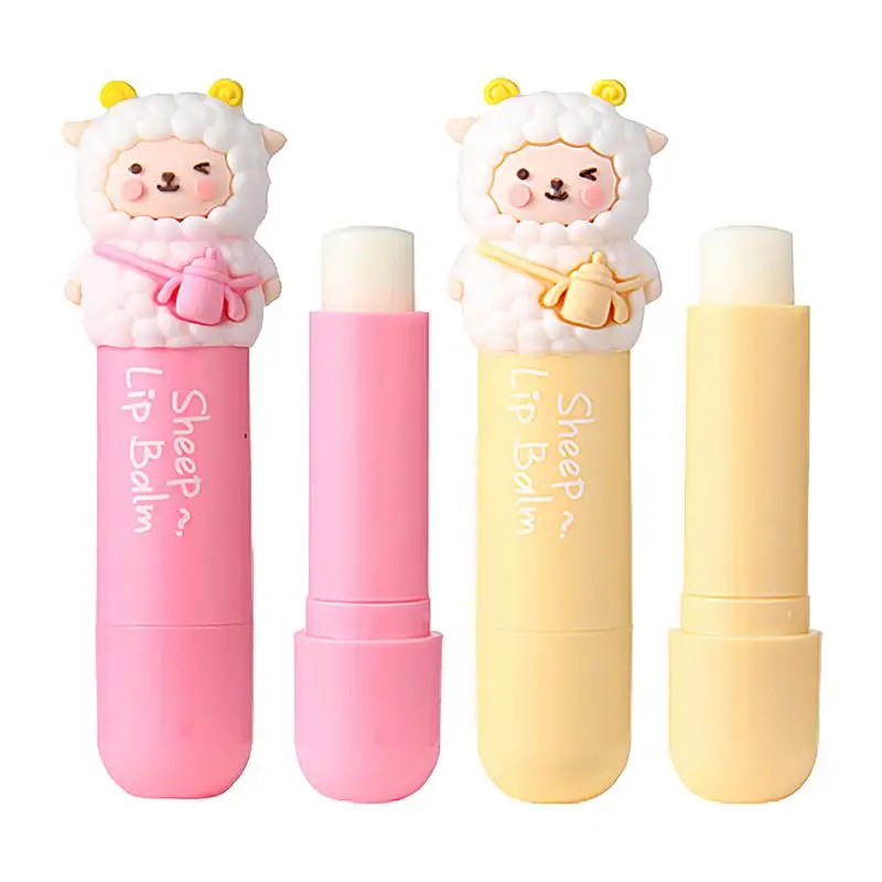 

Cute Chapstick Sheep Design Lip Balm Hydrating Lip Care Products Lip Smackers for Kids Men Women Dry Lips Lighten Lips Lines