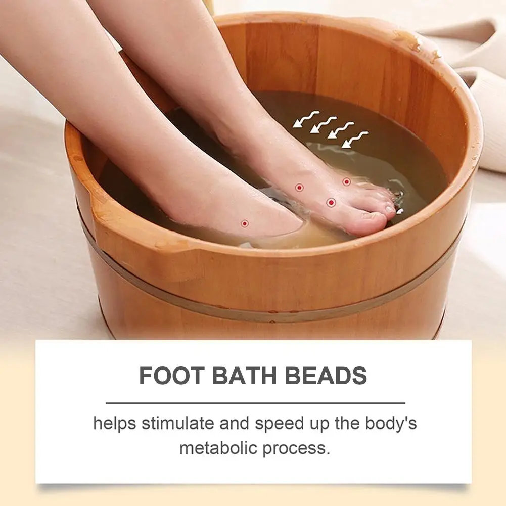 10 шт. очищающие гелевые бусины для ног травяные похудения ванна Детокс снимают