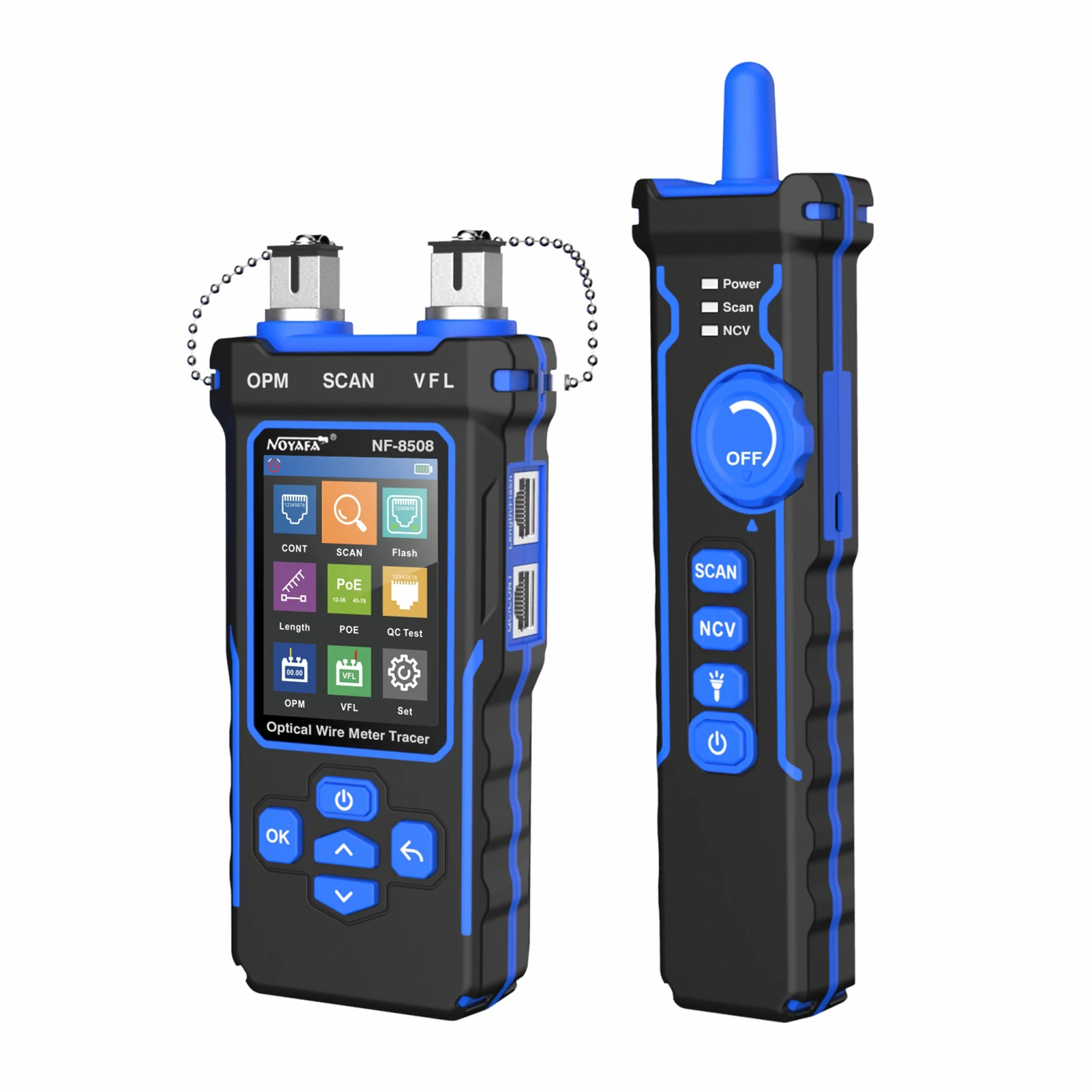 

NOYAFA NF-8508 Оптический измеритель проводов, тестер цифрового сетевого кабеля с ЖК-дисплеем, обнаружение сетевых линий, трекер проводов, провер...