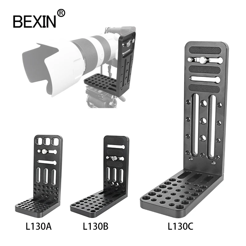 

Dslr stand stabilizer quick disconnect L-plate camera video l plate universal l mount plate screw hole fixing for camera video