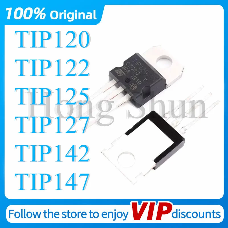 TIP120 TIP122 TIP125 TIP127 TIP142 TIP147 Оригинальный подлинный