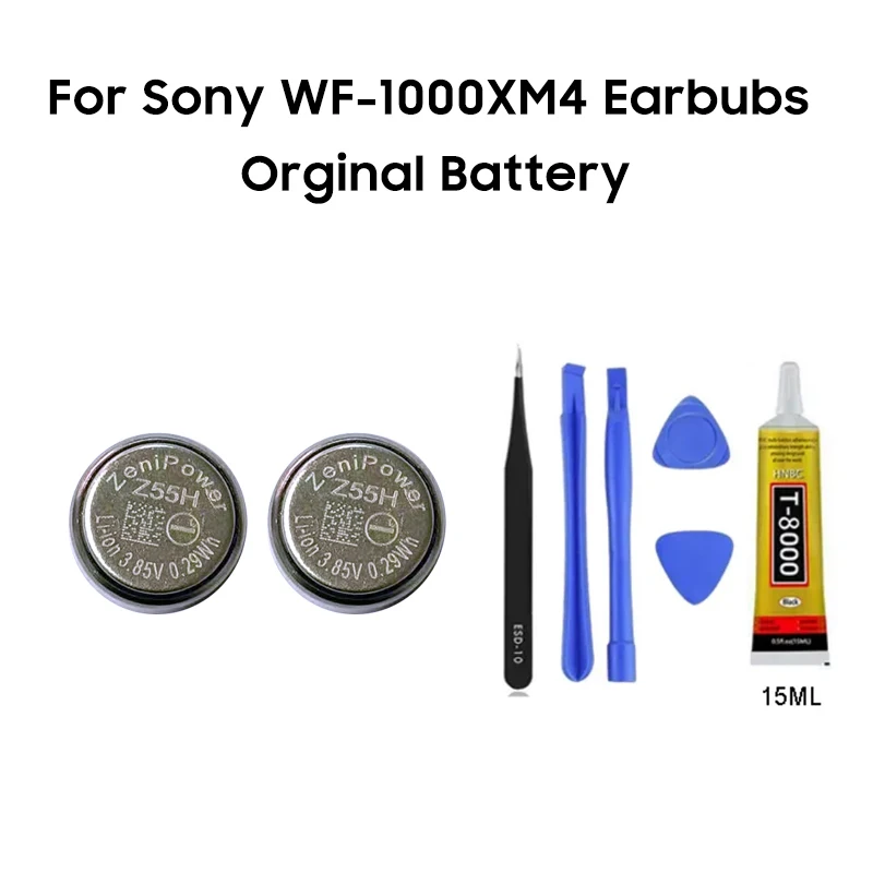 Аккумулятор 3 85 В 75 мАч для Sony WF-1000XM4 XM4 Bluetooth-гарнитура