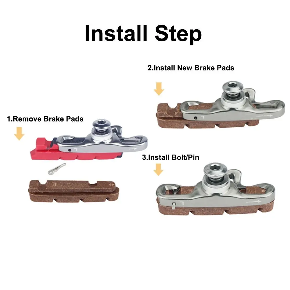 Резиновые тормозные колодки для карбоновых дисков