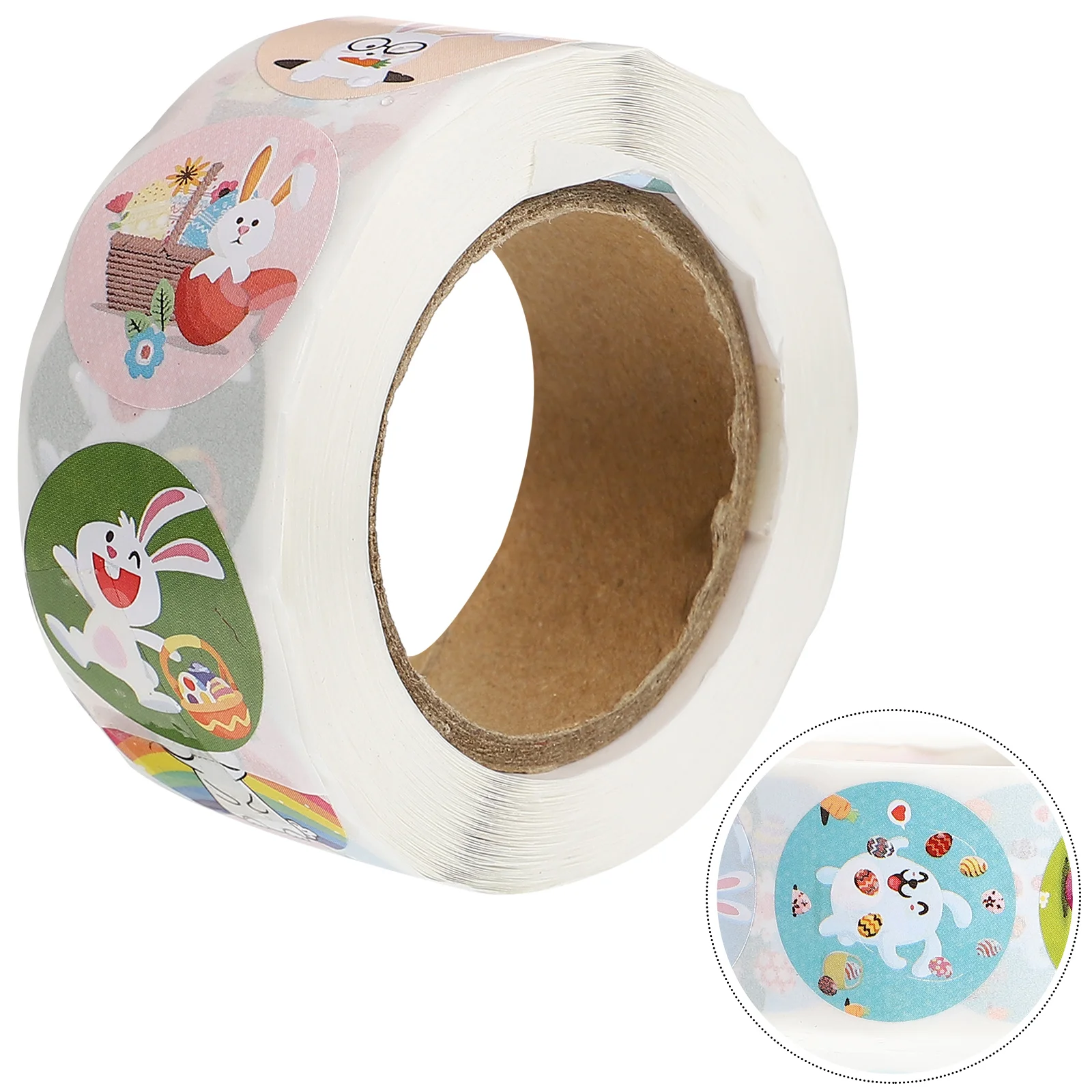 

Stickers Easter Labels Rabbit Party Candy Gift Eggs Tags Mailing Paper Bunny Theme Sticker Decals Adhesive Cartoon Self Favors