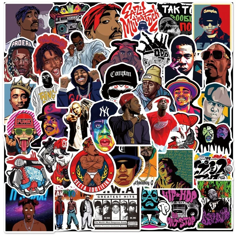 50 шт. Восточное западное побережье рэп граффити наклейка s крутой поп США Up Life