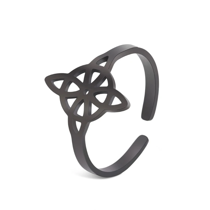 

Openworked Knot Adjustable Open Finger Rings Amulet Jewelry for Women