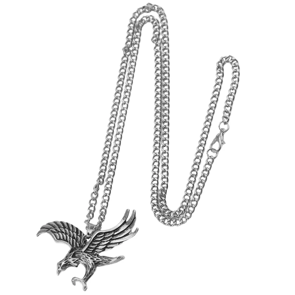 

Men Necklace Chain Jewelry Pendant Street Charm Chains Alloy Necklaces Boys Eagle Man