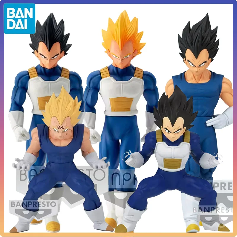 

Bandai Original Dragon Ball Super Saiyan Vegeta Anime Figures Statuary Toy Model Statuary Decoration Collection Pvc in Stock