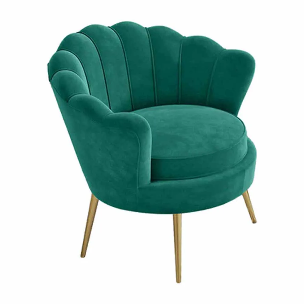

Fabric Living Room Chairs Backrest Stool Sponge Comfortable Breathable Easy Care Casual Creativity Petal Individual Bench