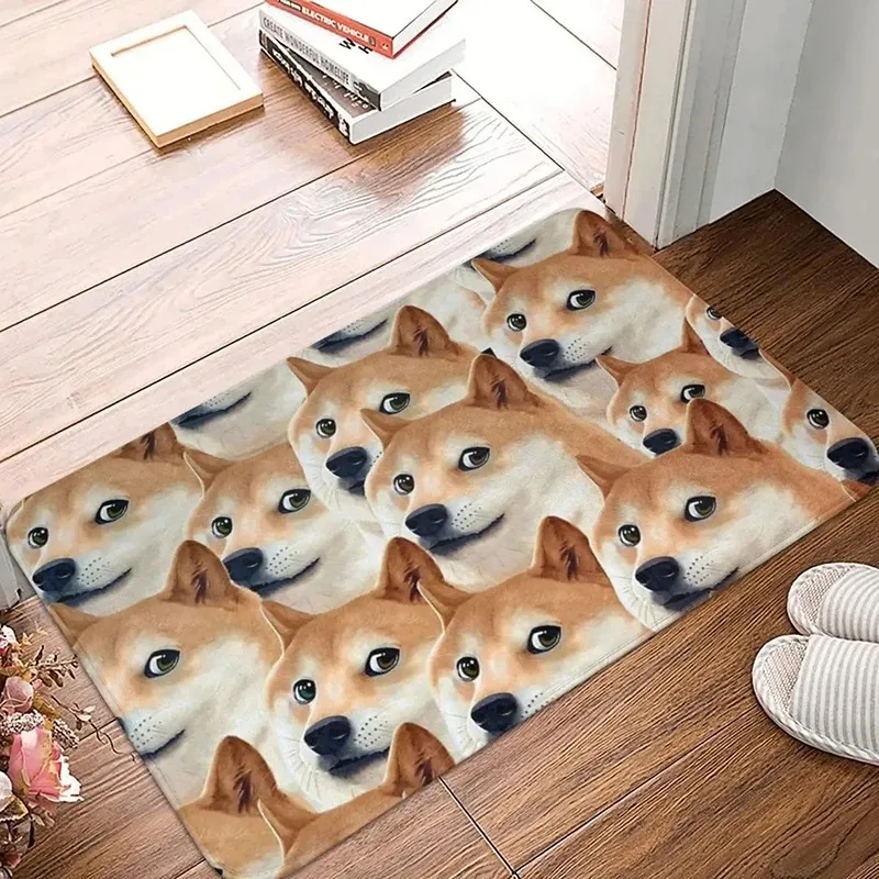 Коврик для двери с забавным рисунком из мультфильма