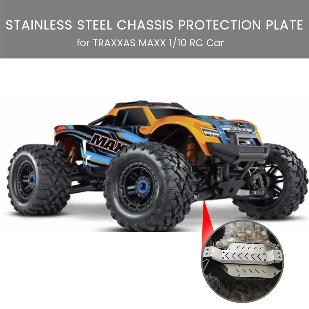 GoolRC Защитная пластина шасси из нержавеющей стали для 1/10 TRXS MAXX RC Автомобильные