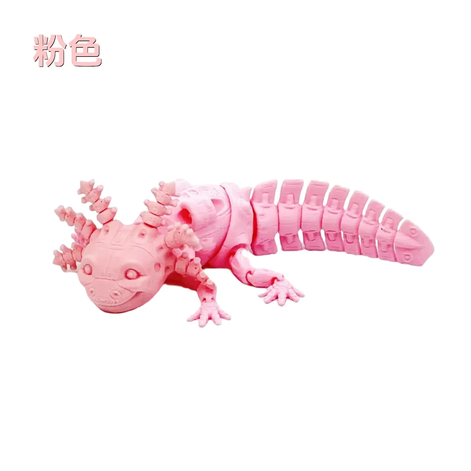 

3D печатные механические украшения Newt, мини-статуэтки, шарнирный аксолотль, украшения для домашнего офиса, рабочего стола, сказочный сад, пейзаж