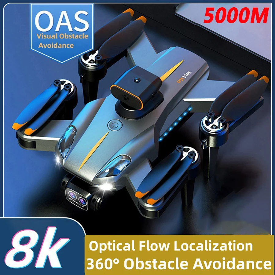 

P11S Drone 8K Professional High-Definition Aerial Photography Dual-Camera Stable Omnidirectional Obstacle Avoidance Quadrotor