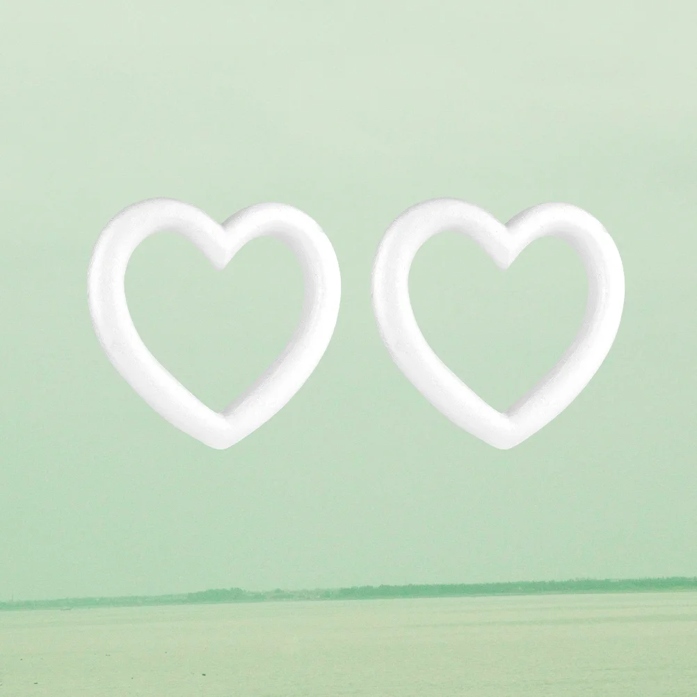 

Wreath Heart Styrofoam Ring Craft Polystyrene Diy Christmas Rings Hearts Floral Circle Formwhite Crafts Hoop Shapes