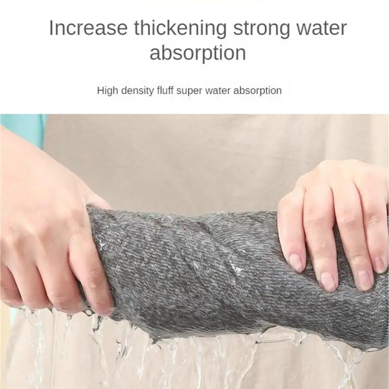 1 шт. кухонное полотенце из ультратонкого волокна светло-серый набор чистящих