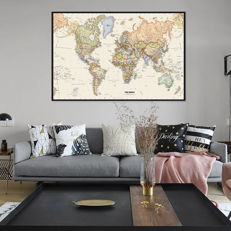 Карты мира 60*40 см