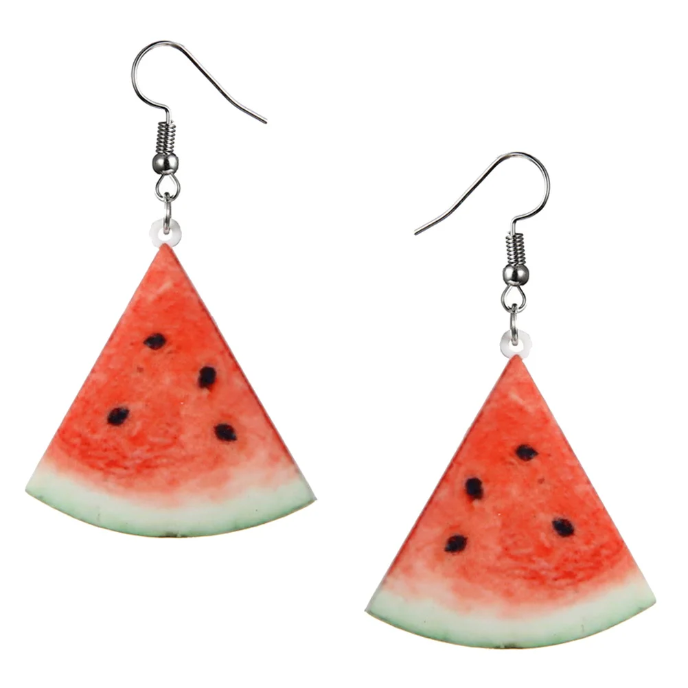 

Earring Studs Women Fruit Pineapple Earrings Dangle Ladies Gifts Watermelon Jewelry