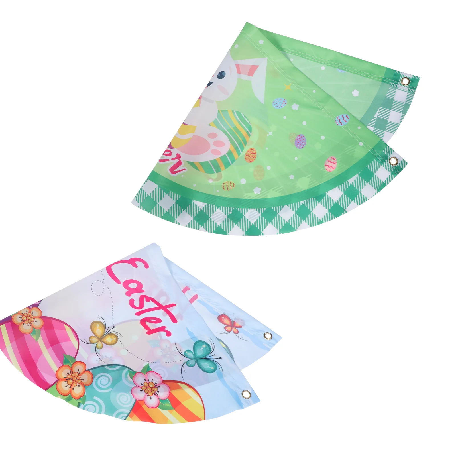 

Easter Flag Garden Happy Flags Banner Decoration Outdoor House Fence Spring Party Bunnyday Bunting Hanging Fan Ornament Outside