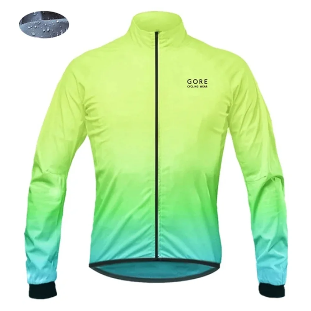 

GORE Cycling Wear Outdoor riding windproof and rainproof long sleeved shirt jacket lightweight jersey MTB bike clothing raincoat