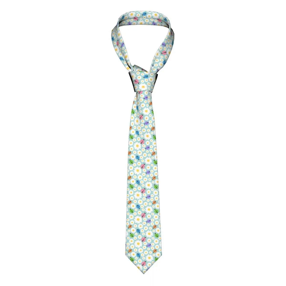 

Повседневный узкий крошечный весенний галстук с божьей коровкой, тонкий мужской галстук, простота для мужчин, строгий галстук