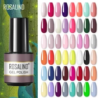 rosalind nail gel polish varnishes hybrid gel soak off nail art design semi permanent uv led gels lacquer for manicure base top